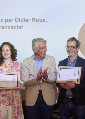 Anouck Quéméneur (Francéclat), Hélène Grassin (Paulette à Bicyclette), Didier Roux (Francéclat), Denis Geffrault (La Trésorerie), Gilles Renouf (Retour de plage)