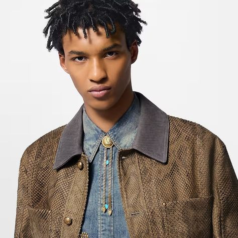 Cravate bolo tie Western de Louis Vuitton